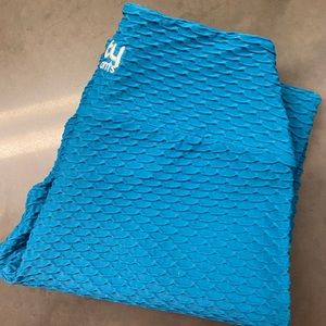 Booty By Brabants Turquoise Croco Full Length
